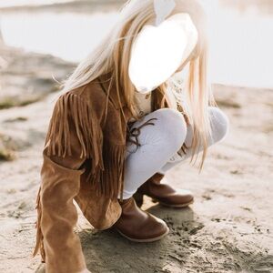 Rylee & Cru Fringe Jacket 6/7 yrs